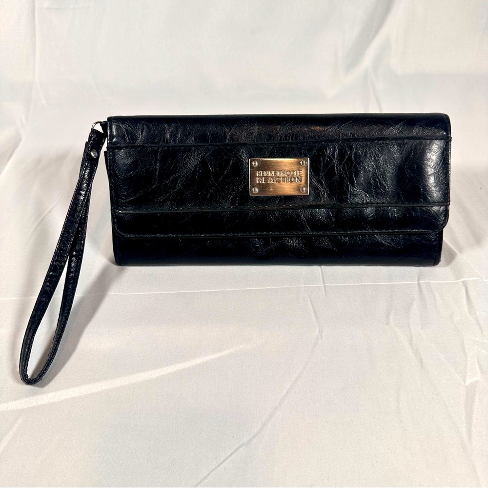 Kenneth Cole Reaction Women’s Wallet Black Leather